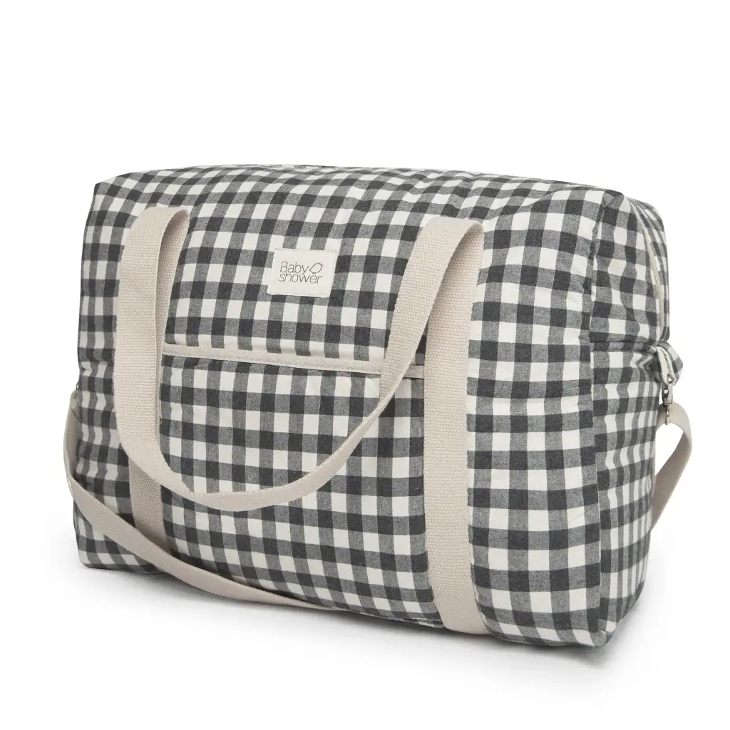 Sac à langer Vichy Damier - Liste de naissance Tess Mardulyn et Basile De Wulf