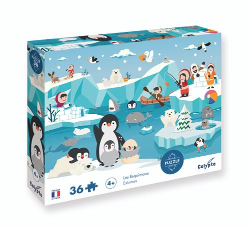 [SS7601] Puzzle Les Esquimaux 36 pièces - Calypto