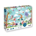 Puzzle Animaux acrobates 36 pièces - Calypto