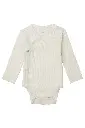Body basique Oatmeal 6 mois modèle croisé : 3 pièces (3 x 17,99 €) - Liste de naissance Tess Mardulyn et Basile De Wulf
