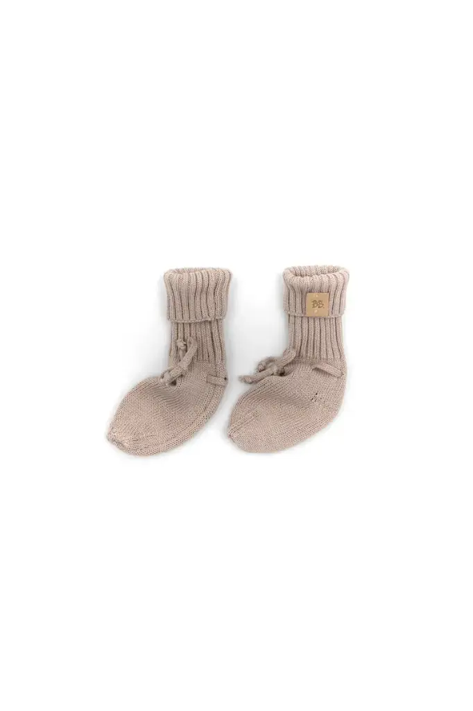 Chaussettes tricot Sand taille unique - Liste de naissance Tess Mardulyn et Basile De Wulf