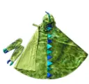 Great Pretenders Medium Green Dragon Cape with Claws