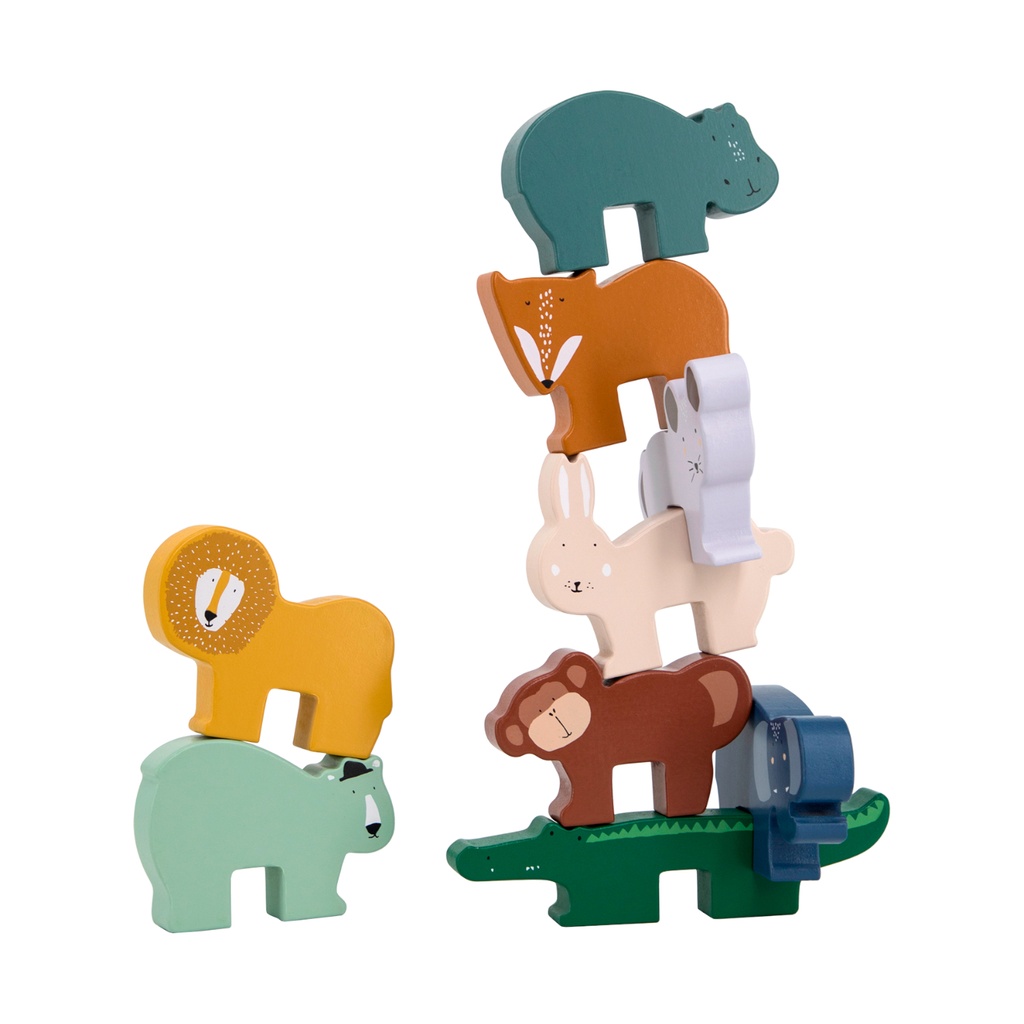 Houten Dierenstapelspel - Trixie