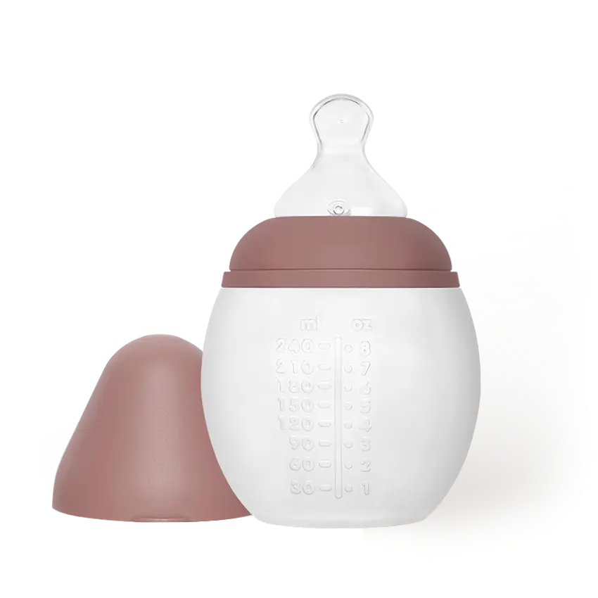 [ELH0437] Silicone Baby Bottle 240 ml Blossom - Birth list Tess Mardulyn and Basile De Wulf