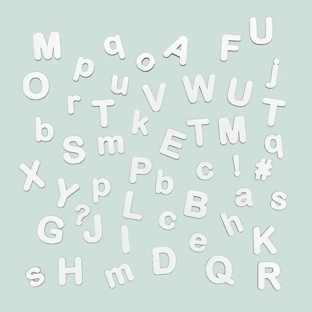 Magnetische Letters Wit - Ferflex