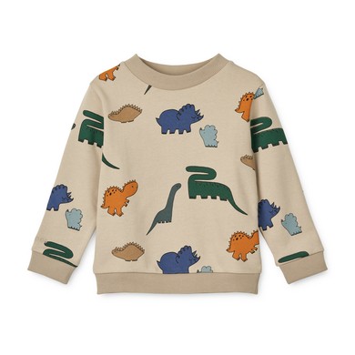 Sweat Thora Dinosaurs/Mist - LIEWOOD