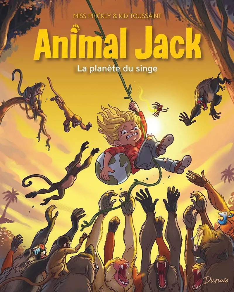 Livre Animal Jack Tome 3 La Planète Du Singe - Dupuis