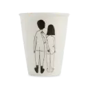 Gobelet Naked Couple back - Helen b