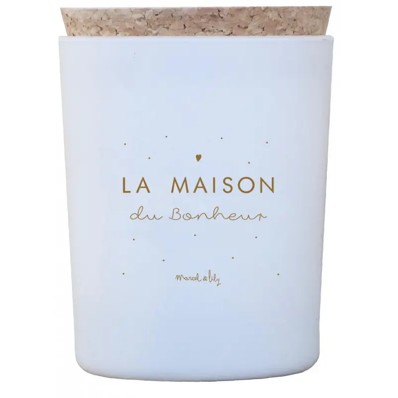 Ma bougie qui sent bon - Maison du bonheur - Caramel - Marcel & Lily