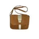 Sac Bandoulière Cuir Suède Romane - Camel - Louisa Lee