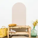 Tableau magnétique Arche et accessoires Beige Rose - Ferflex