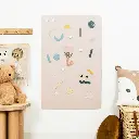 Rechthoekig Magnetisch Bord met Accessoires Roze Beige - Ferflex
