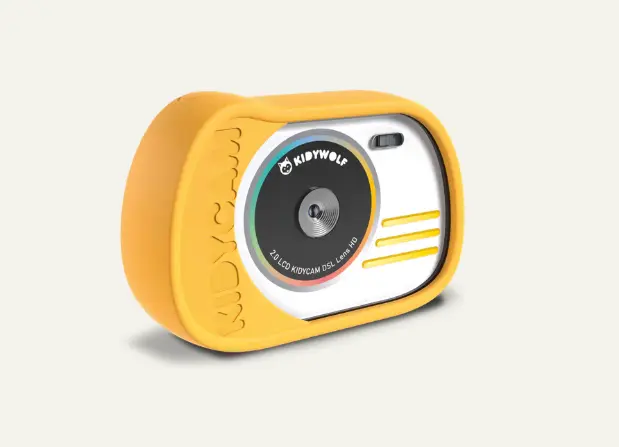 PARTICIPATION ! KIDYCAM Appareil photo Jaune - Liste de cadeaux d'anniversaire pour Célestin