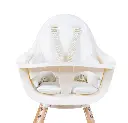 Evolu Kinderstoelkussen Jersey Hearts - Childhome