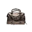 Sac à main cuir irisé Capucine grand bronze - Louisa Lee