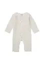 Pyjama-playsuit Olmos lange mouwen Whisper White - Noppies