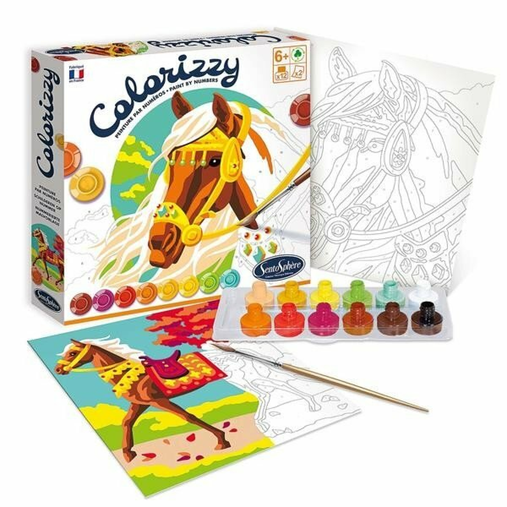 Peinture Colorizzy Thème Chevaux - SentoSphère 