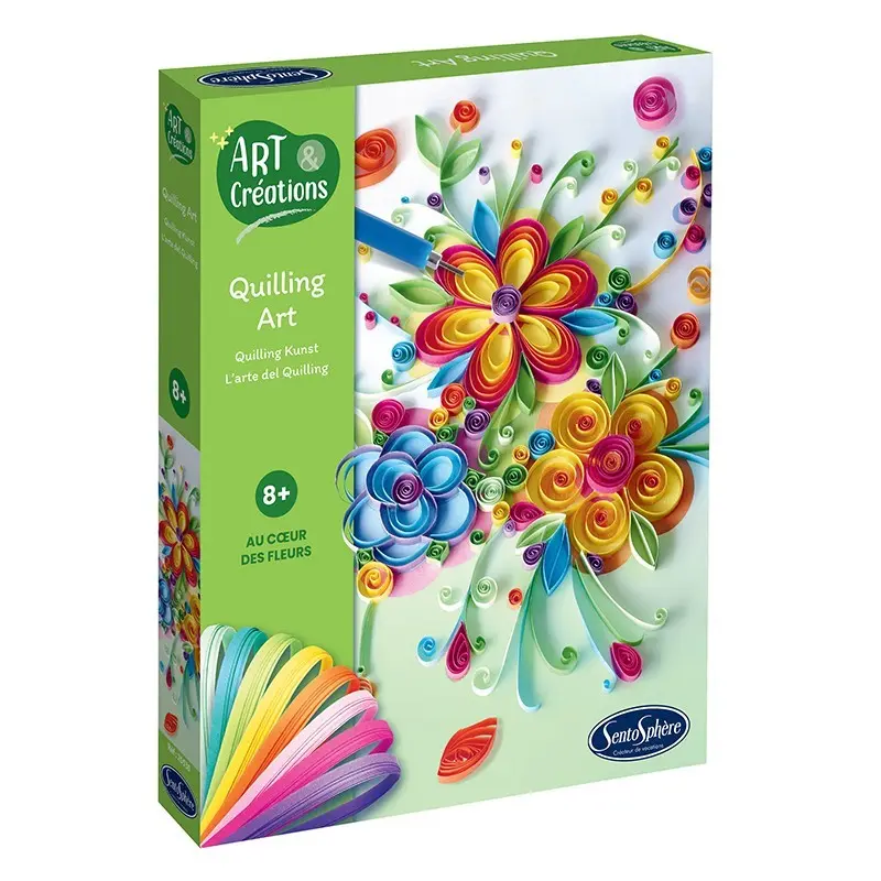 Quilling Art Heart of the Flowers - SentoSphère