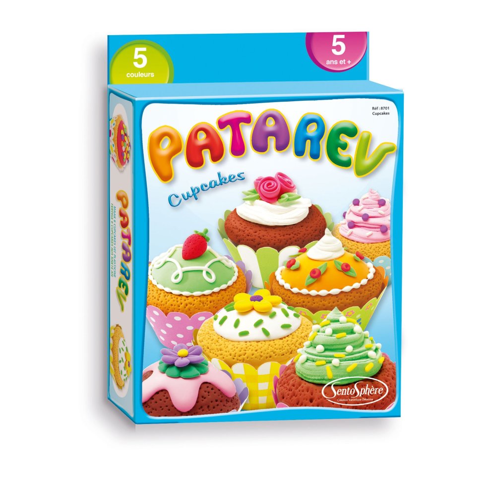 Pâte à modeler Patarev Cupcakes - Sentosphère