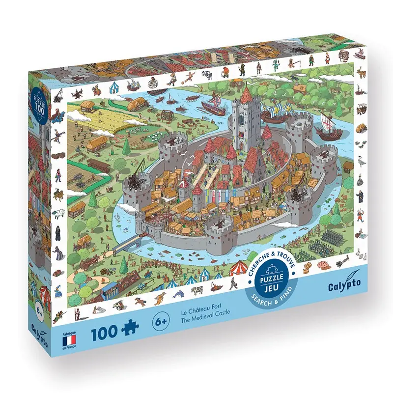 100-Piece Puzzle Le Château Fort - Calypto