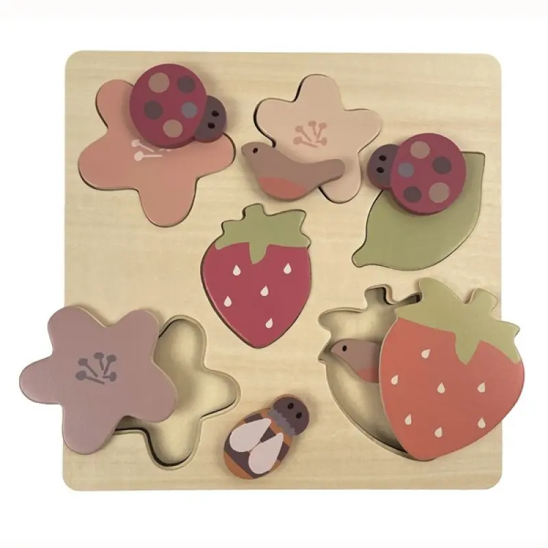 Puzzle Fraise - Liste de naissance de  Laura Mertens et Jawad Tahraoui