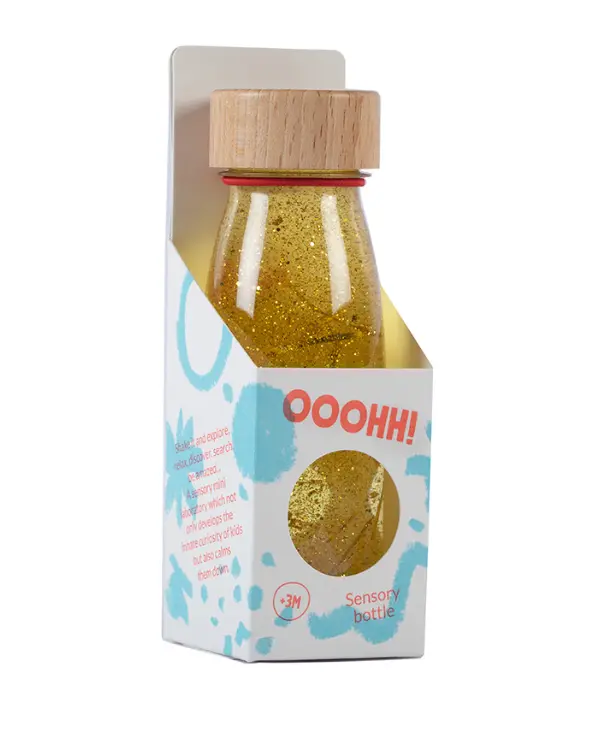 Bouteille sensorielle Float Gold - Liste de naissance de Laura Mertens et Jawad Tahraoui