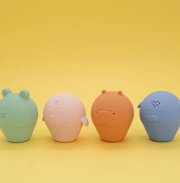 Lot de 4 aspergeurs de bain silicone - Liste de naissance de Laura Mertens et Jawad Tahraoui