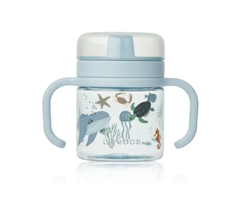 Gobelet à anse 280 ml Créatures marines 6m+ - Liste de naissance Laura Mertens et Jawad Tahraoui