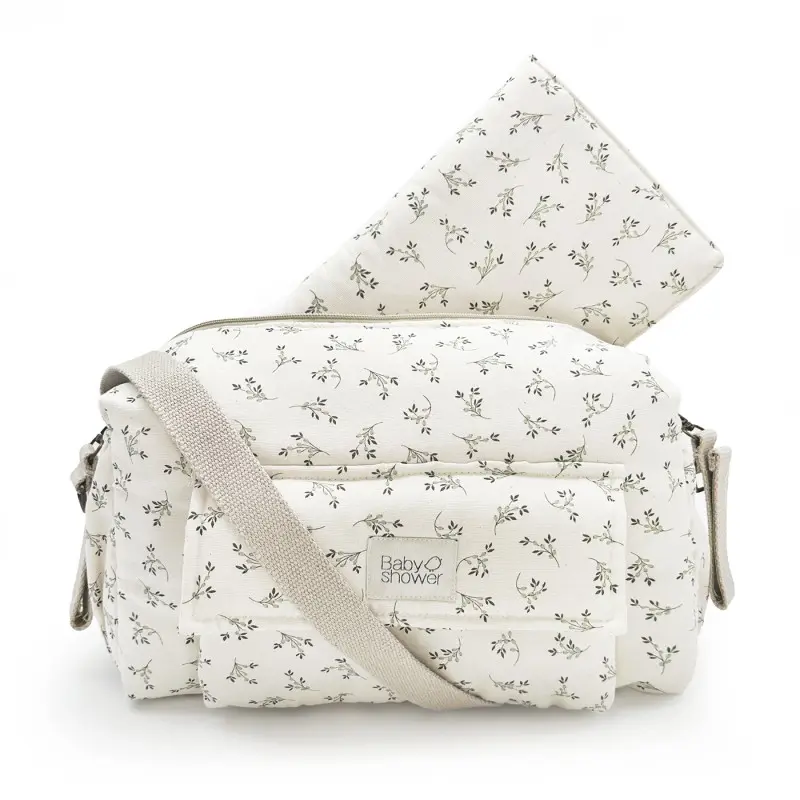 Sac à langer Camila Olive Bloom - Liste de naissance de Laura Mertens et Jawad Tahraoui