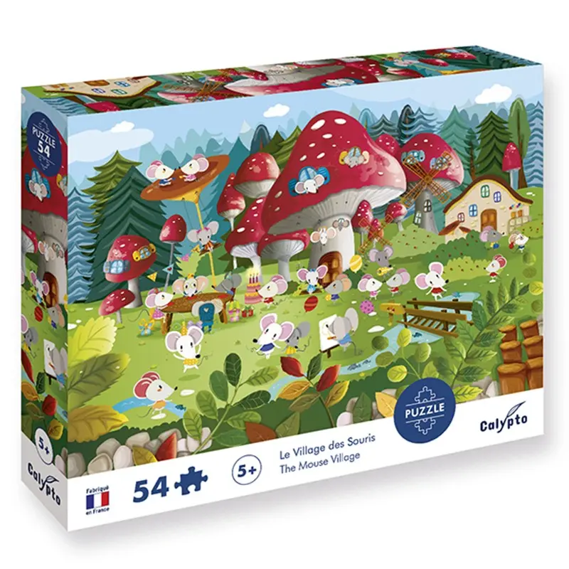 Puzzel Le Village des Souris (Het Muizendorp) 54 Stukken - Calypto