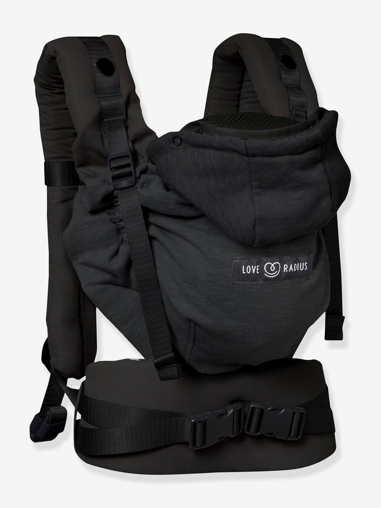 Porte-bébé physiologique 0-36M+ HoodieCarrier 2 Black Forest - Love Radius
