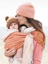 Petite écharpe sans nœud Sling Nude/Caramel (réversible) - Love Radius