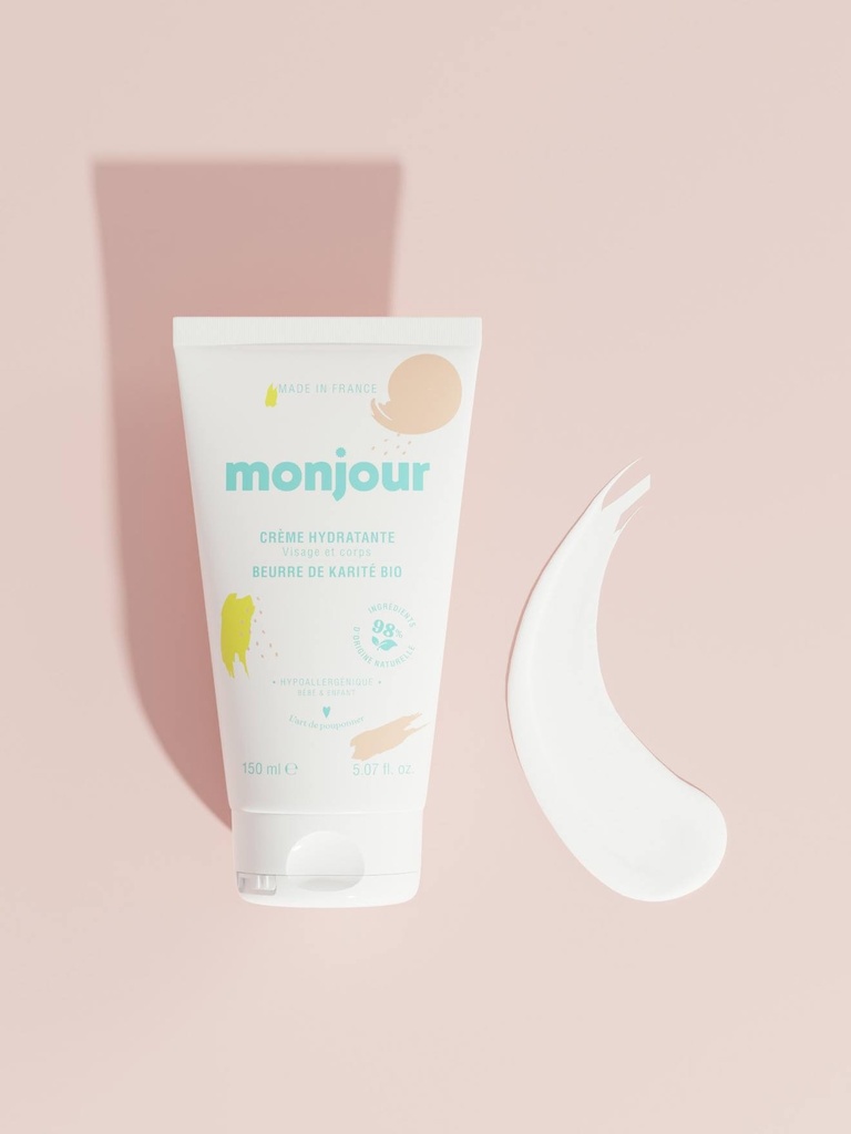 Crème hydratante visage & corps 150ml - Monjour