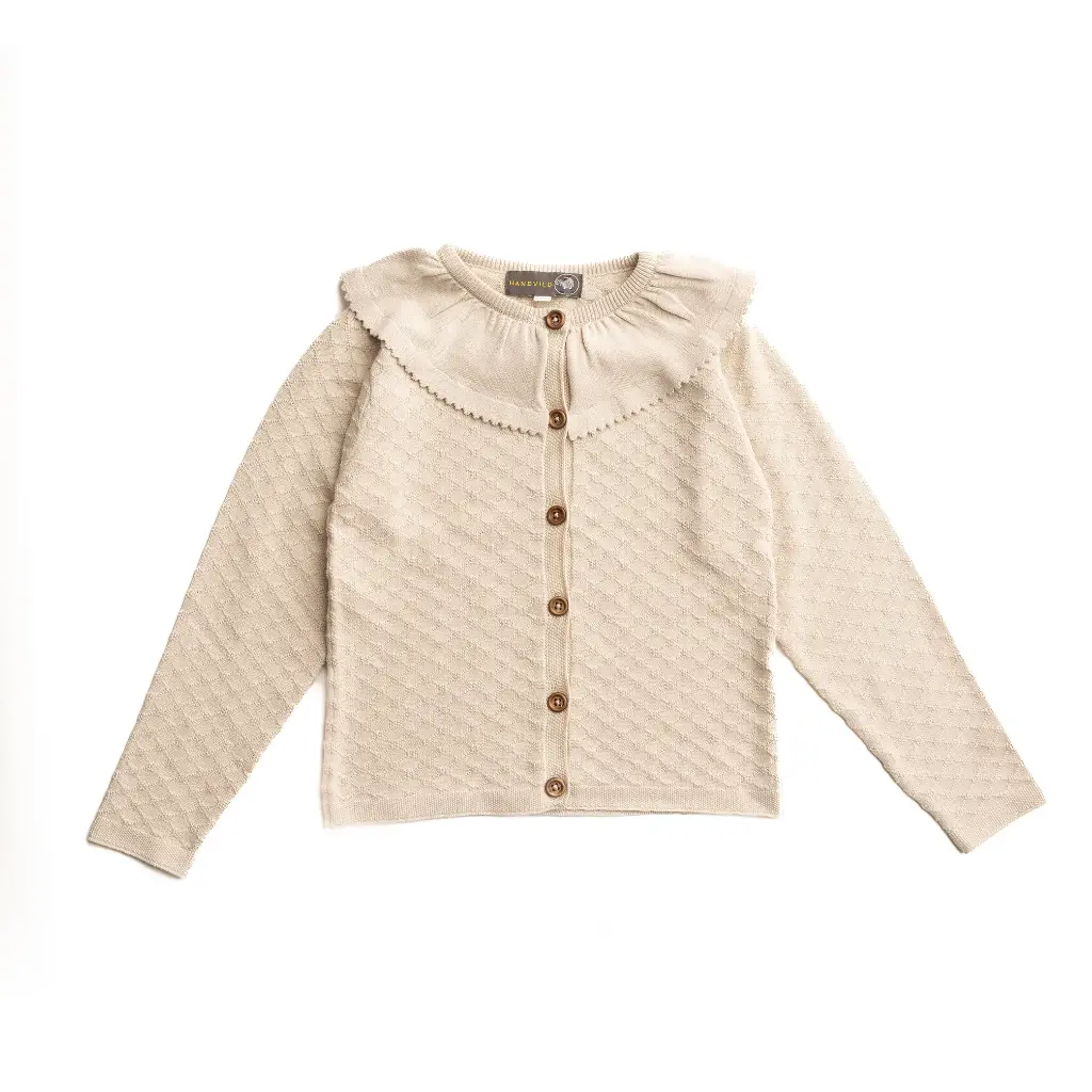 Cardigan Margrethe Summer Sand - Hänevild (86-92)