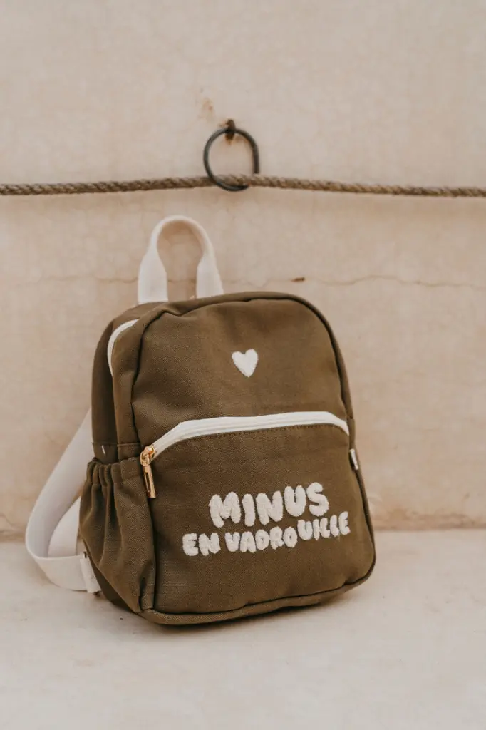 Sac à dos enfant - Minus taupe  - Zakuw