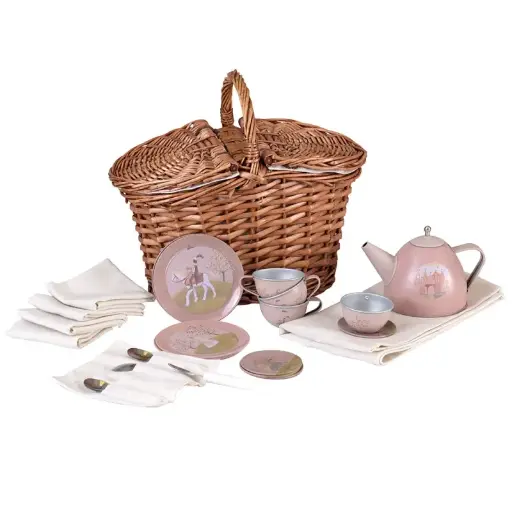 [LISTELAURAETJAWAD15] Panier set de thé - Liste de naissance Laura Mertens et Jawad T