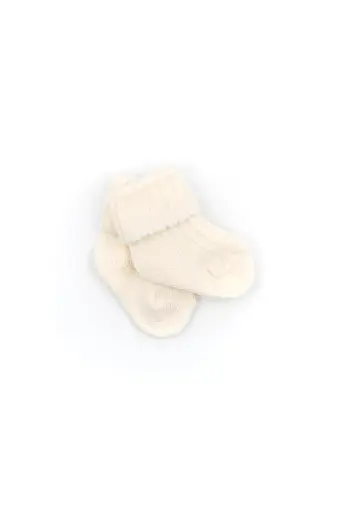[LISTELAURAETJAWAD58] Chaussettes épaisses en bambou beige - Liste de naissance Laura Mertens et Jawad Tahraoui