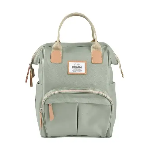 [LISTEDEMARINEETGABIN032] Sac à langer Wellington Vert sauge - Liste de naissance de Marine Falmagne et Gabin Vranckx