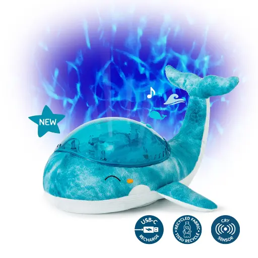 Veilleuse baleine Tranquil Whale - Blue Family (Rechargeable) - Cloud-B