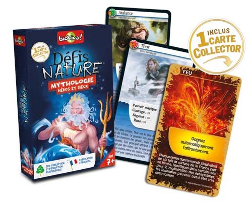Jeu De Cartes Bioviva Défis Nature Héros De La Mythologie - Liste de cadeaux d'anniversaire de Camille