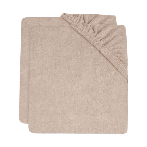 Duo de housses de coussin à langer en éponge Wild Rose 50 x 70 cm - Jollein