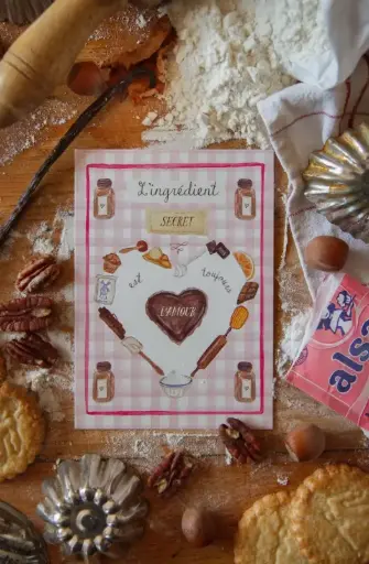 Carte postale Ingrédient Secret - Caro from Woodland