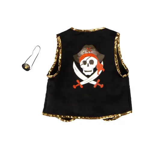 Veste de pirate et cache œil - Great Pretenders