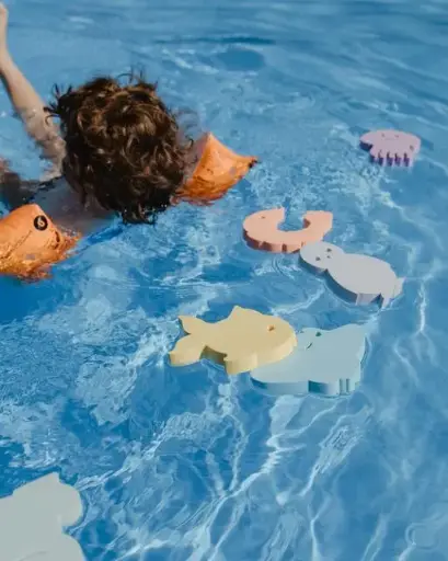 [LISTESTNICOLASCAMILLE01] Lot de 6 animaux pour le bain - Liste de Saint-Nicolas de Camille