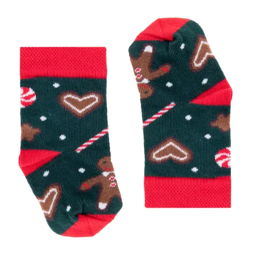 Chaussettes Noël Gingerbread enfants - Faves