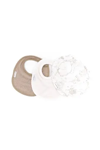 [BAM] Trio de petits bavoirs - Liste de naissance Tess Mardulyn et Basile De Wulf