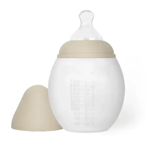 [ELH] Biberon en silicone 330ml Sand - Liste de naissance Tess Mardulyn et Basile De Wulf