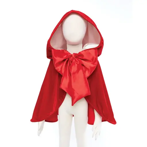 Cape de Petit Chaperon Rouge avec nœud - Great Pretenders