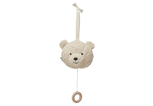 Jollein Muziekhanger - Teddybeer - Beige